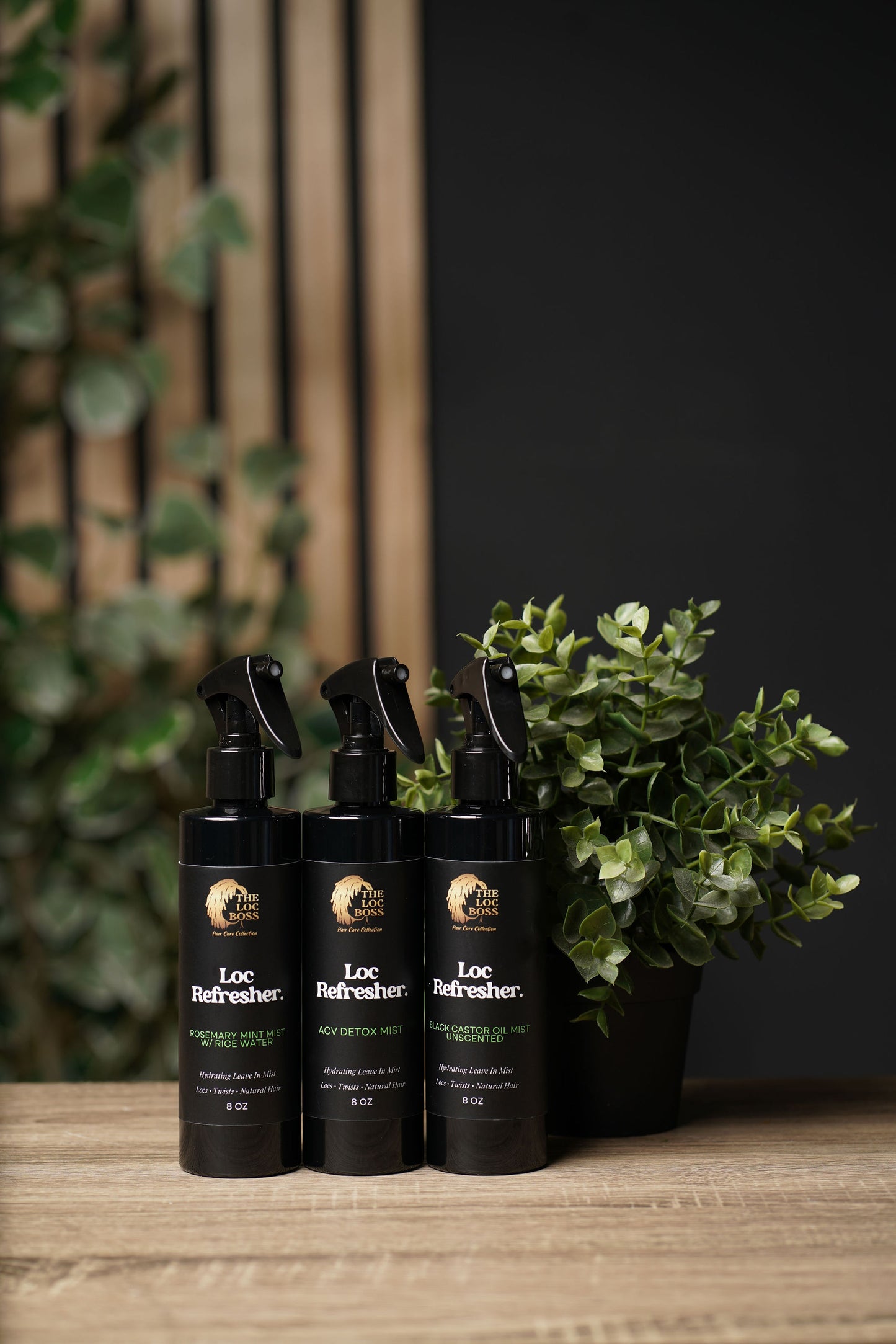 Loc Refresher | Unscented Black Castor Oil Mist