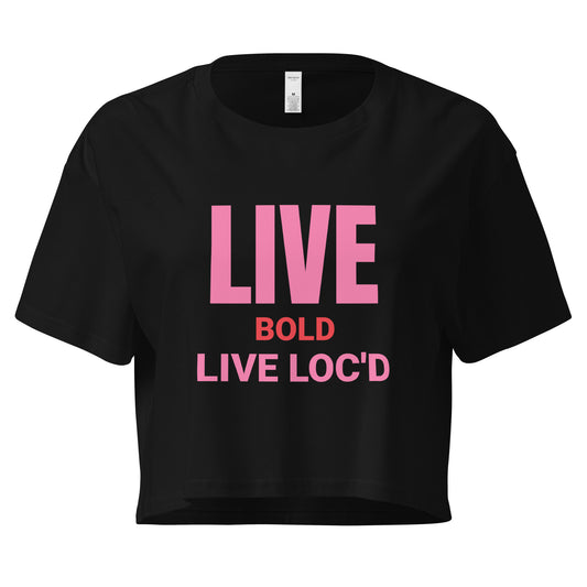 Pink Live Loc'd Crop Tee